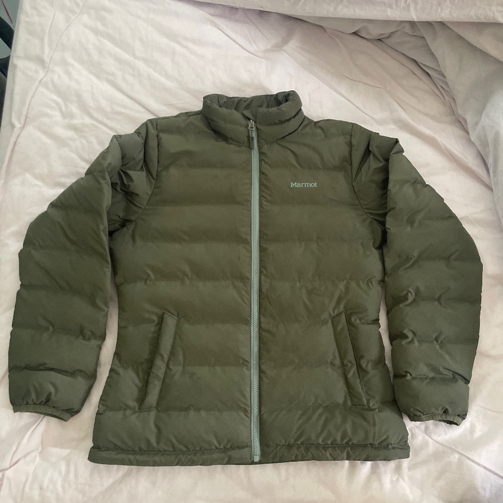 Medium Green Marmot 3M thinsulate coat